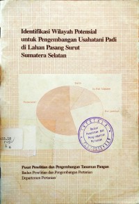 Identifikasi Wilayah Potensial Untuk Pengembangan Usahatani Padi Di Lahan Pasang Surut Sumatera Selatan