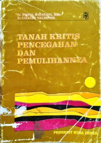 Tanah Kritis Pencegahan Dan Pemulihannya