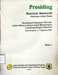 Prosiding Seminar Nasional Pertanian Lahan Rawa