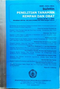 Penelitian Tanaman Rempah Dan Obat