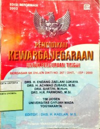 Pendidikan Kewarganegaraan: Untuk Perguruan Tinggi