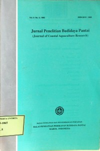 Jurnal Penelitian Budidaya Pantai: Journal Of Coastal Aquaculture Research