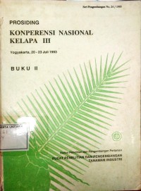 Prosiding Konperensi Nasional Kelapa III