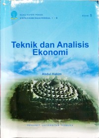 Teknik dan Analisis Ekonomi