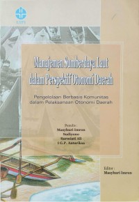 Manajemen Sumberdaya Laut Dalam Perspektif Otonomi Daerah