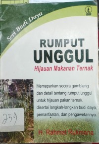 Budidaya Rumput Unggul Hijauan Makanan Ternak