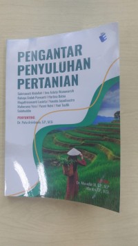 Pengantar Penyuluhan Pertanian