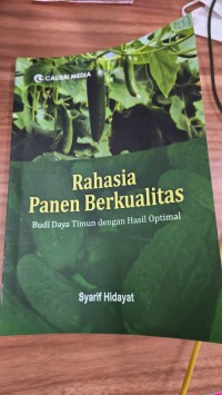 Image of Rahasia Panen Berkualitas Budi Daya Timun denga Hasil Optimal