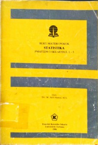 Buku Materi Pokok Statistika