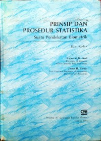 Prinsip Dan Prosedur Statistika Suatu Pendekatan Biometrik