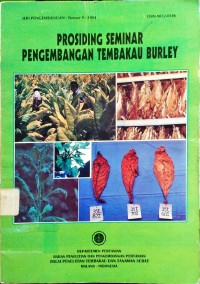 Prosiding Seminar Pengembangan Tembakau Burley