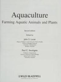 Aquaculture Farming Aquatic Animals and Plants