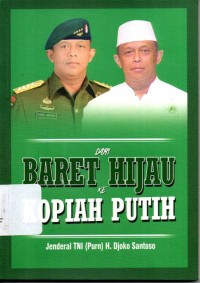 Baret Daru Hijau Ke  Kopiah Putih