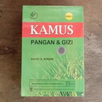 Kamus Pangan Dan Gizi