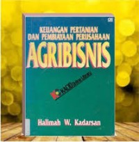 Keuangan Pertanian dan Pembiayaan Perusahaan Agribisnis