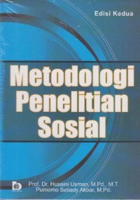 Metodologi Penelitian Sosial