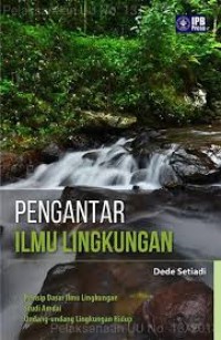 Pengantar Ilmu Lingkungan