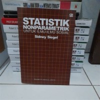 Statistik Nonparametrik Untuk Ilmu-Ilmu Sosial