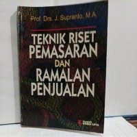 Teknik Riset Pemasaran Dan Ramalan Penjualan