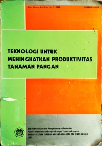 Teknologi Untuk Meningkatkan Produktivitas Tanaman Pangan